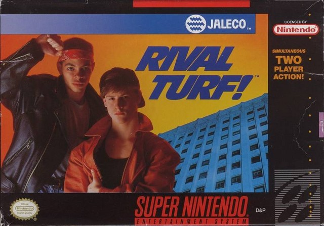 Rival Turf! - (SNES) Super Nintendo [Pre-Owned] Video Games Jaleco Entertainment   