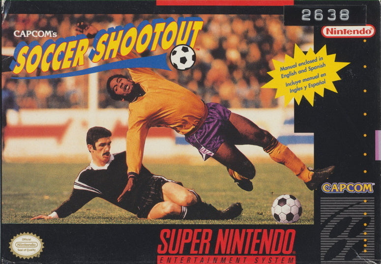 Capcom's Soccer Shootout - (SNES) Super Nintendo [Pre-Owned] Video Games Capcom   