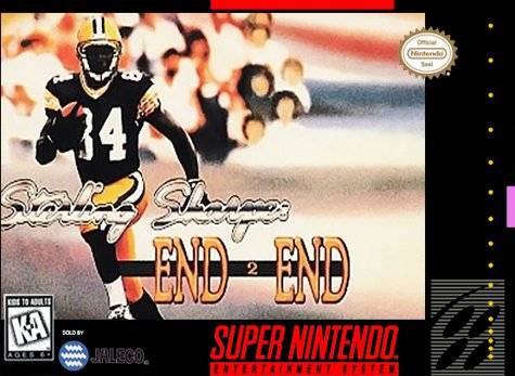 Sterling Sharpe: End 2 End - (SNES) Super Nintendo [Pre-Owned] Video Games Jaleco Entertainment   