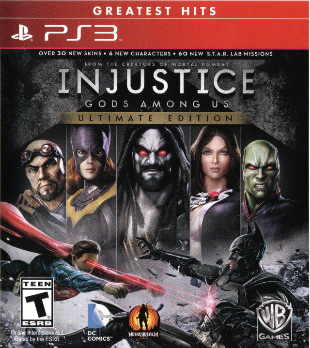 Injustice: Gods Among Us - Ultimate Edition (Greatest Hits) - (PS3) PlayStation 3 Video Games Warner Bros. Interactive Entertainment   