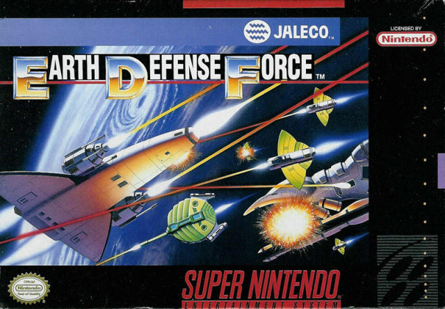 Earth Defense Force - (SNES) Super Nintendo [Pre-Owned] Video Games Jaleco Entertainment   