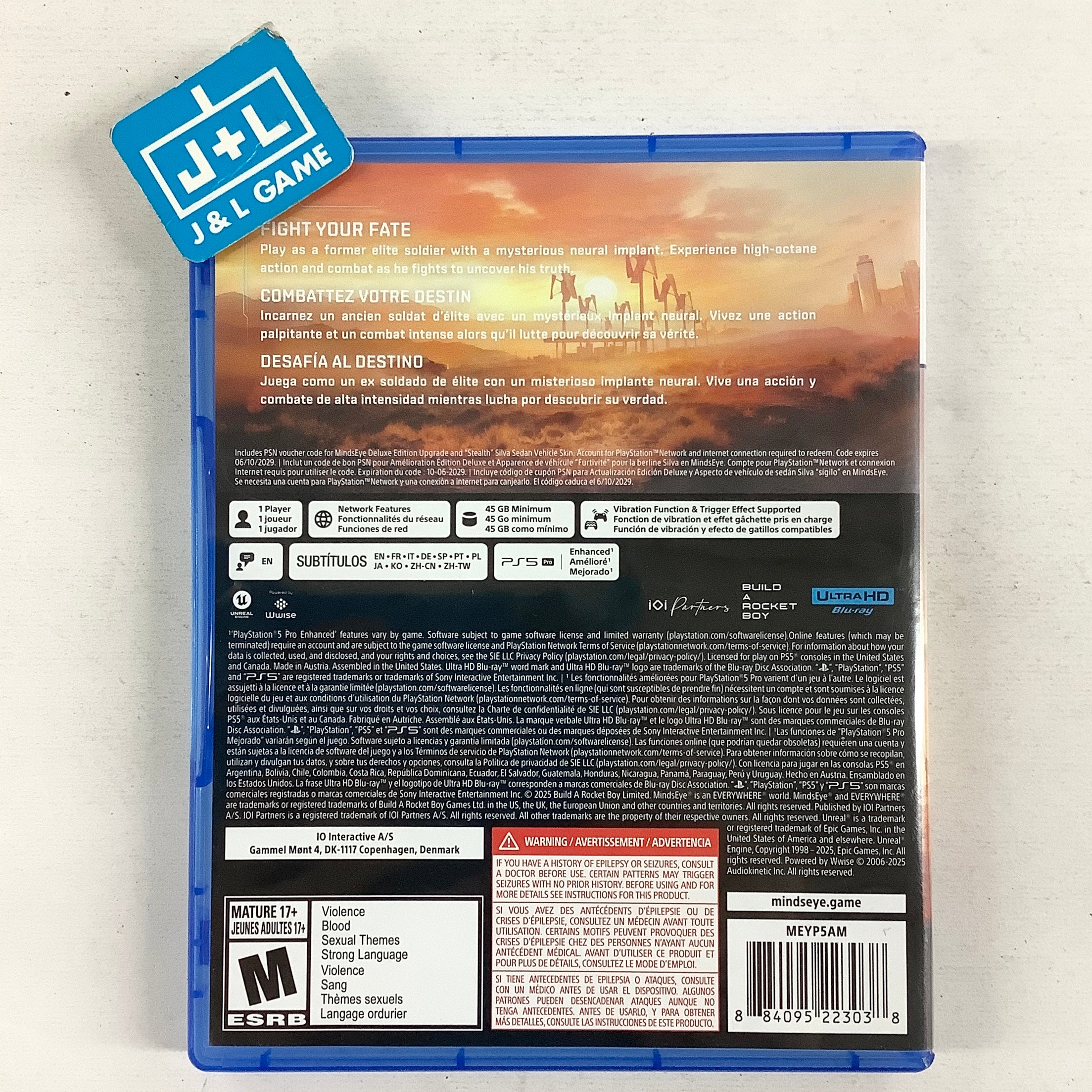 MindsEye - (PS5) PlayStation 5 [Pre-Owned] Video Games Solutions 2 Go