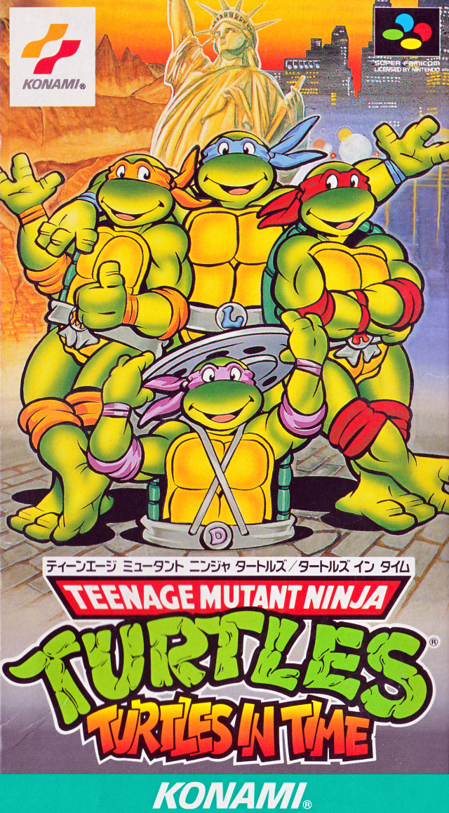 Teenage Mutant Ninja Turtles: Turtles in Time - (SFC) Super Famicom [Pre-Owned] (Japanese Import) Video Games Konami   