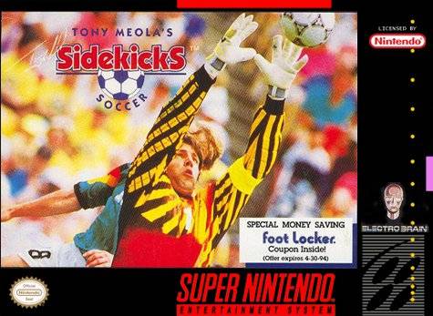 Tony Meola's Sidekicks Soccer - (SNES) Super Nintendo [Pre-Owned] Video Games Electro Brain   