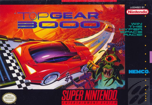 top gear super nintendo Top Gear 3000 SNES Super Nintendo
