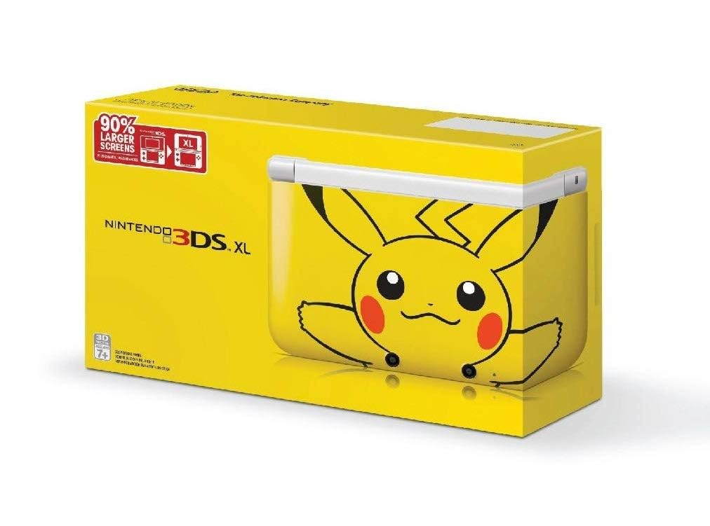 Nintendo 3DS XL Console (Yellow Pikachu Edition) - Nintendo 3DS Consoles Nintendo