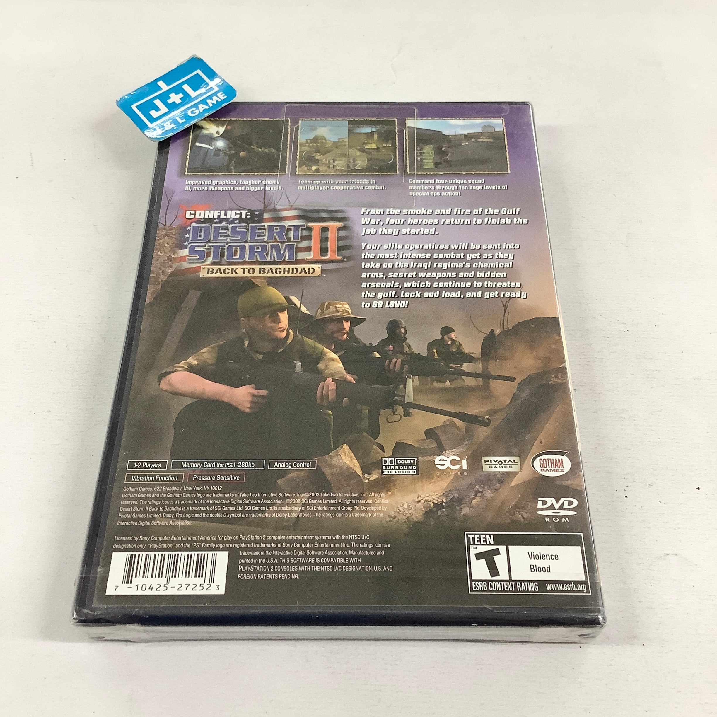 Conflict: Desert Storm II Back to Baghdad - (PS2) PlayStation 2 Video Games 2K