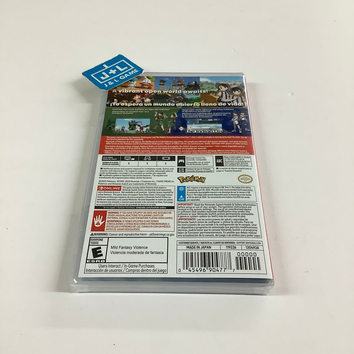 Pokémon Violet + The Hidden Treasure of Area Zero - (NSW) Nintendo Switch Video Games Nintendo