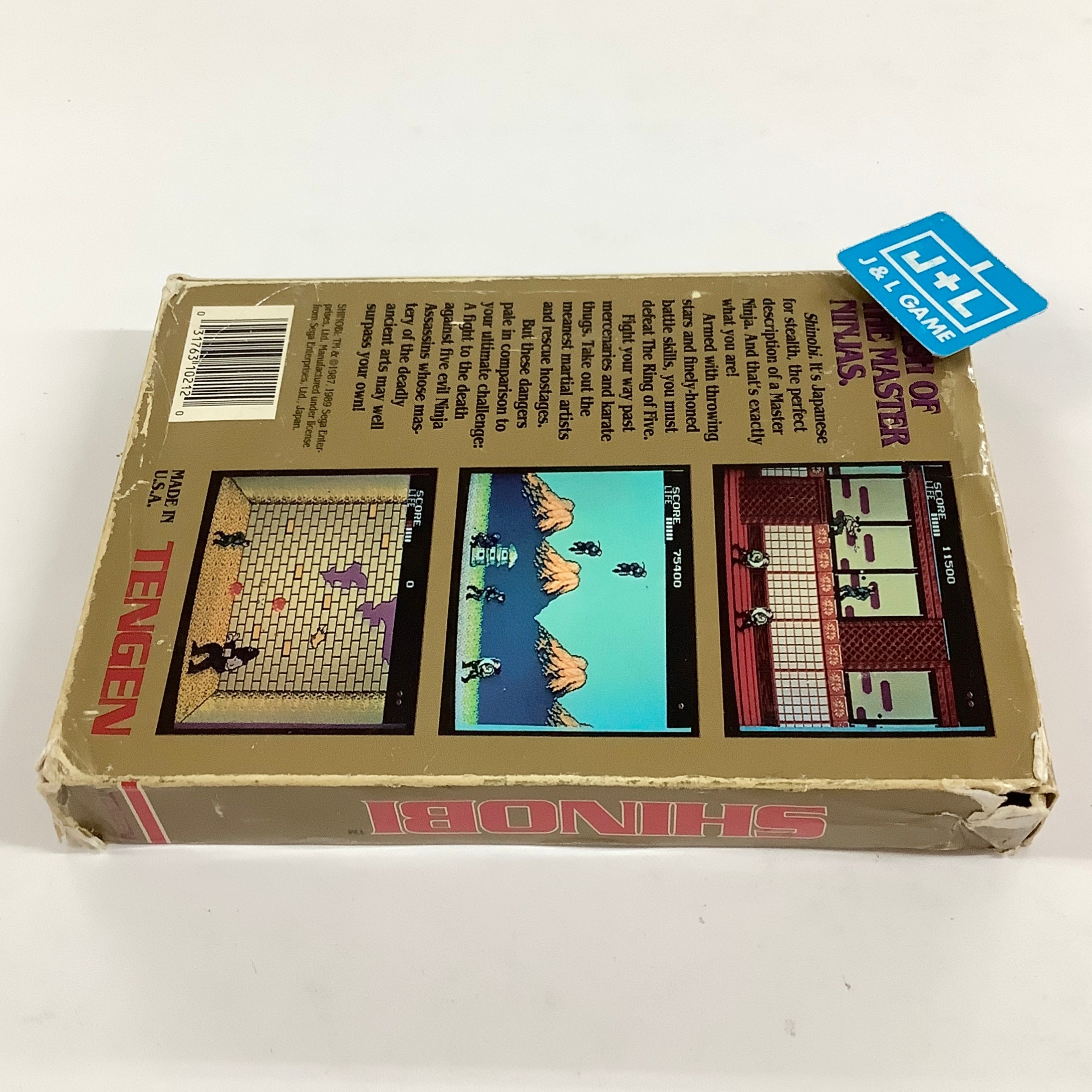 Shinobi (Tengen) - (NES) Nintendo Entertainment System [Pre-Owned]