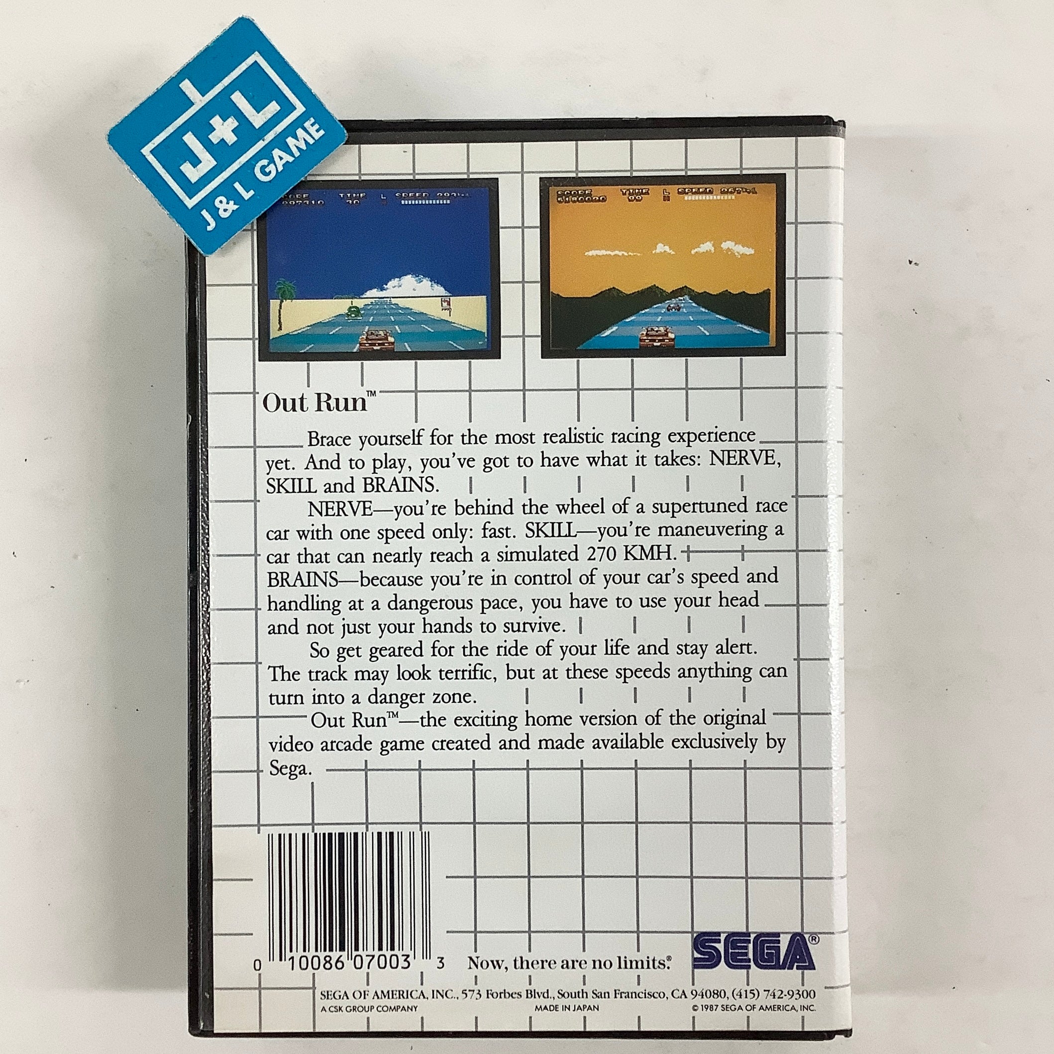 OutRun - SEGA Master System [Pre-Owned] Video Games Sega