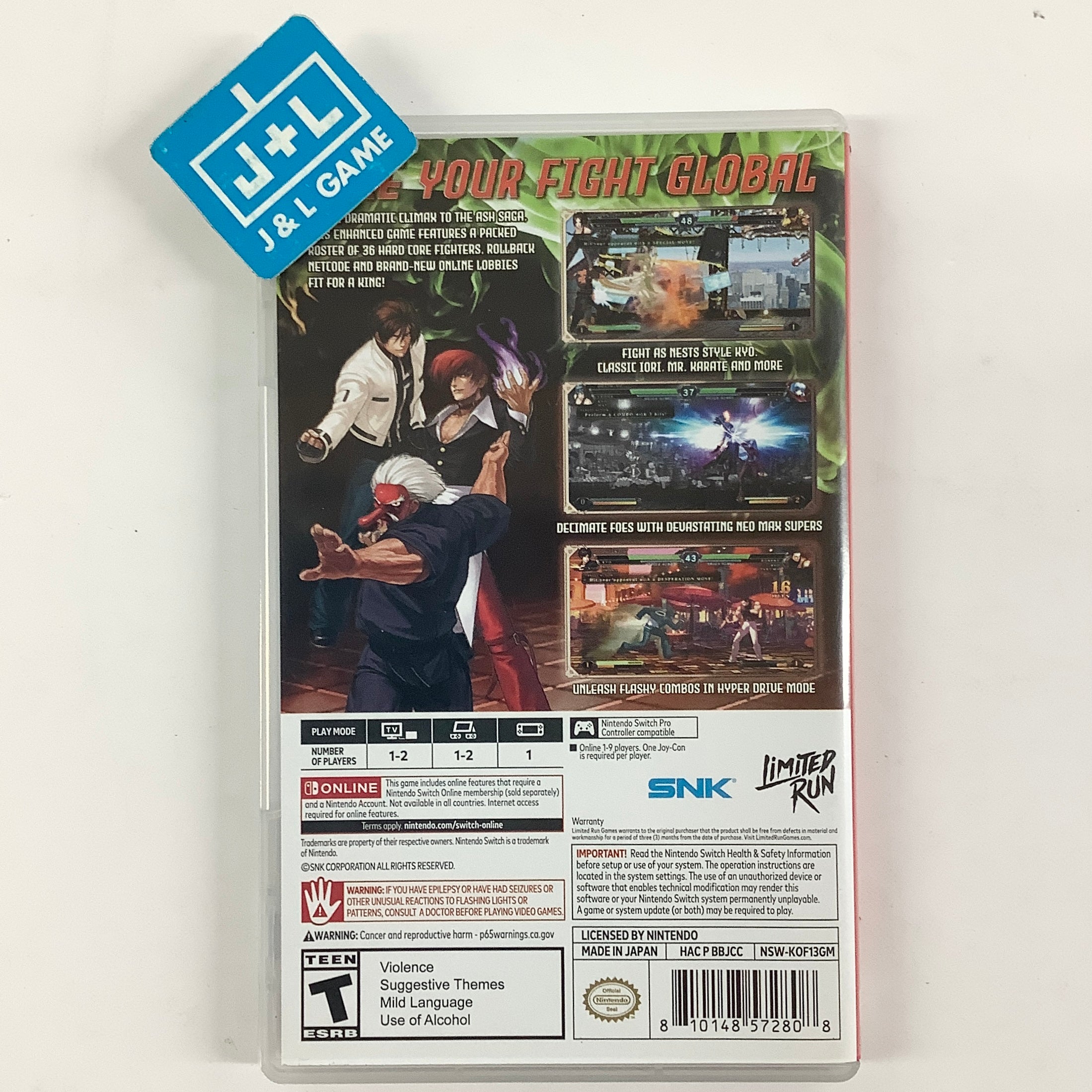 The King of Fighters XIII: Global Match - (NSW) Nintendo Switch [Pre-Owned] Video Games Limited Run Games
