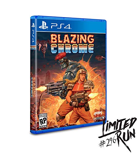 Blazing Chrome (Limited Run #296) - (PS4) PlayStation 4 [Pre-Owned] Video Games Limited Run Games   