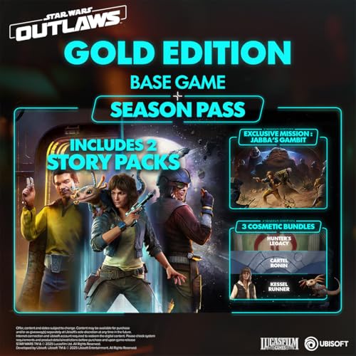 Star Wars Outlaws - Gold Edition - (NS2) Nintendo Switch 2 Video Games Ubisoft