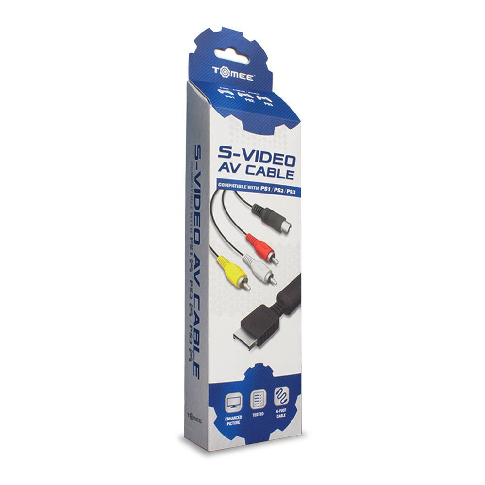Tomee S-Video AV Cable for PlayStation 2 - (PS2) PlayStation 2