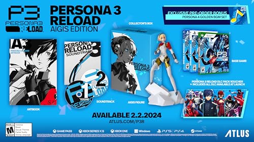 Persona 3 Reload (Aigis Edition) - (PS5) PlayStation 5 Video Games SEGA   