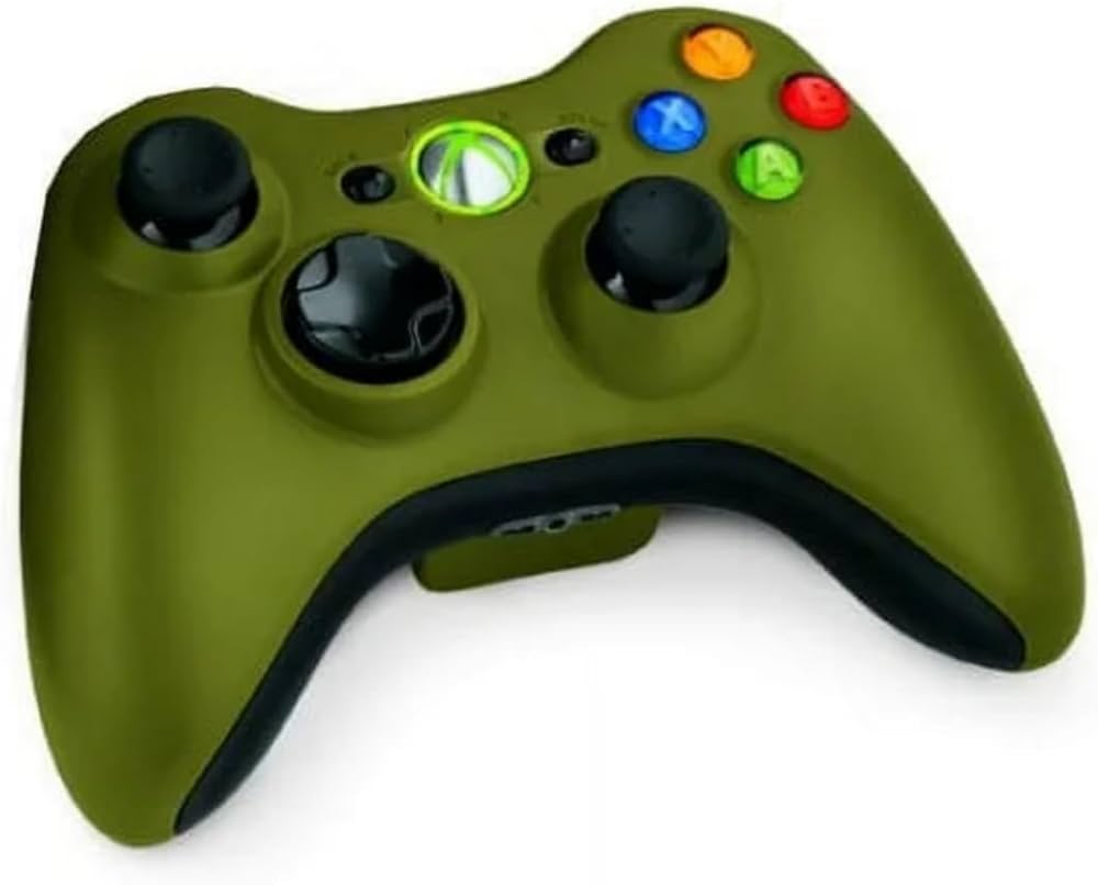 Microsoft Xbox 360 Wireless Controller (Green) - Xbox 360 [Pre-Owned] Accessories Microsoft