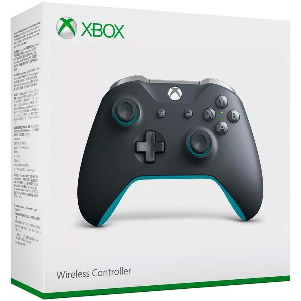 Microsoft Xbox One Wireless Controller (Grey/Blue) - (XB1) Xbox One [Pre-Owned] Video Games Xbox