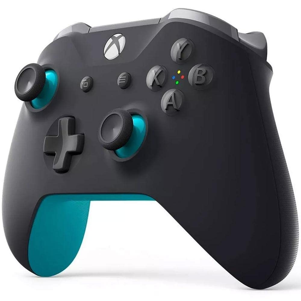 Microsoft Xbox One Wireless Controller (Grey/Blue) - (XB1) Xbox One [Pre-Owned] Video Games Xbox