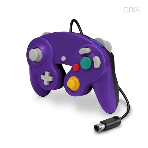 CirKa GameCube/Wii Wired Controller (Purple/Black) - (GC) GameCube