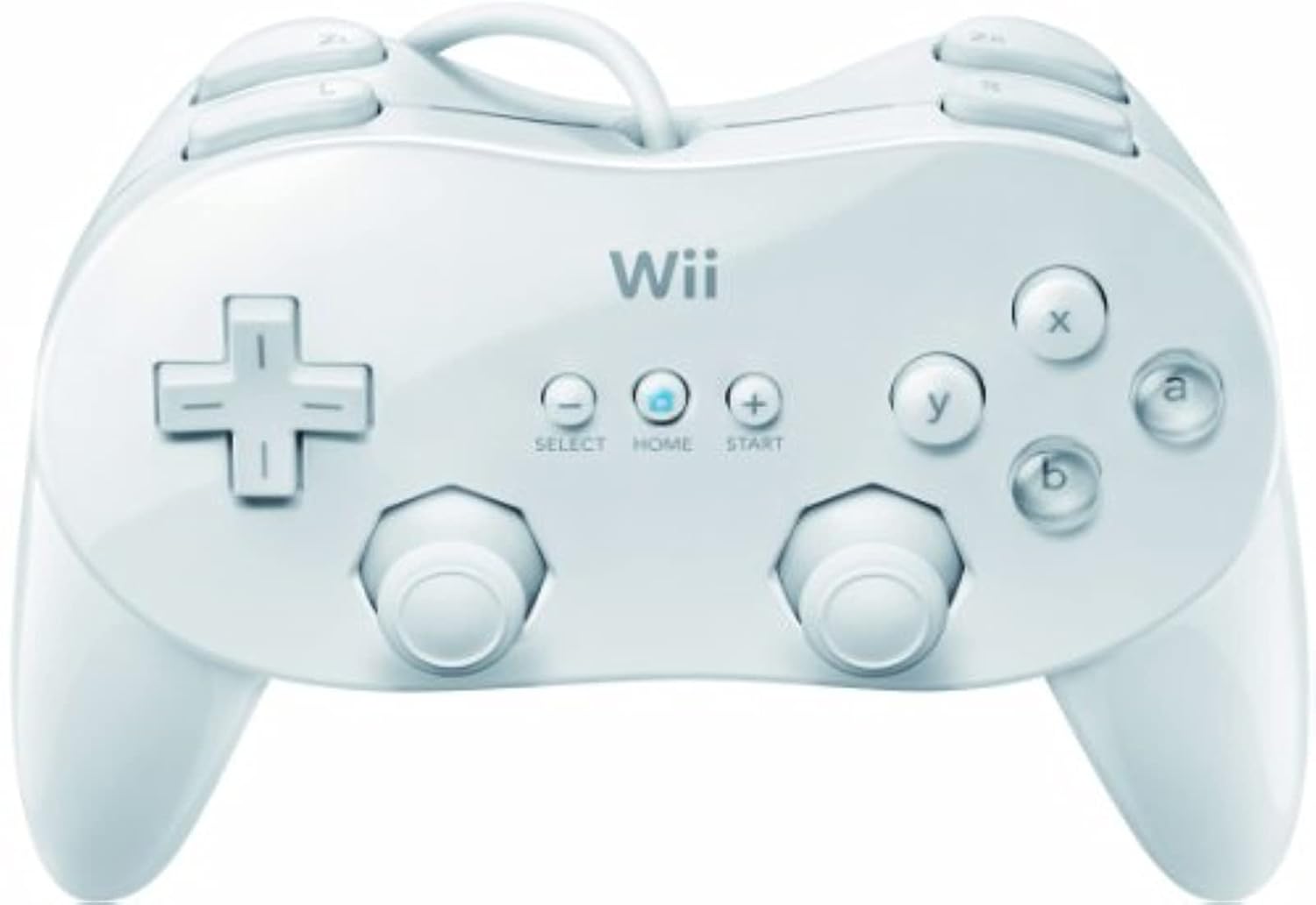 Nintendo Wii Classic Pro Controller (White) - Nintendo Wii [Pre-Owned]