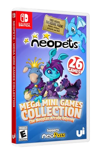 Neopets - Mega Mini Games Collection - The Neopian Arcade Odyssey - (NSW) Nintendo Switch