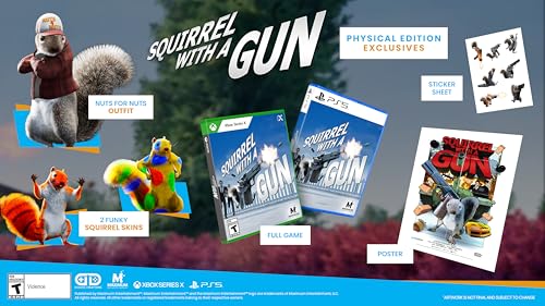 Squirrel with a Gun - (PS5) PlayStation 5 Video Games Maximum Entertainment   