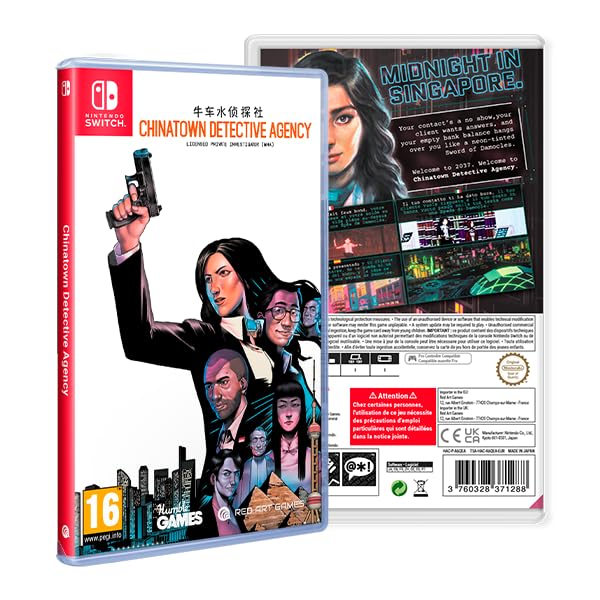 Chinatown Detective Agency - (NSW) Nintendo Switch (European Import) Video Games Red Art Games