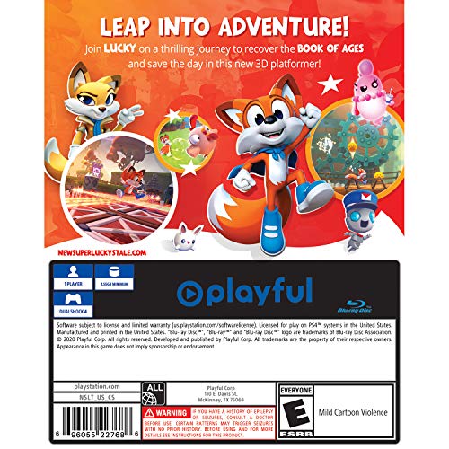 New Super Lucky's Tale - (PS4) PlayStation 4 [Pre-Owned] Video Games COKeM International   