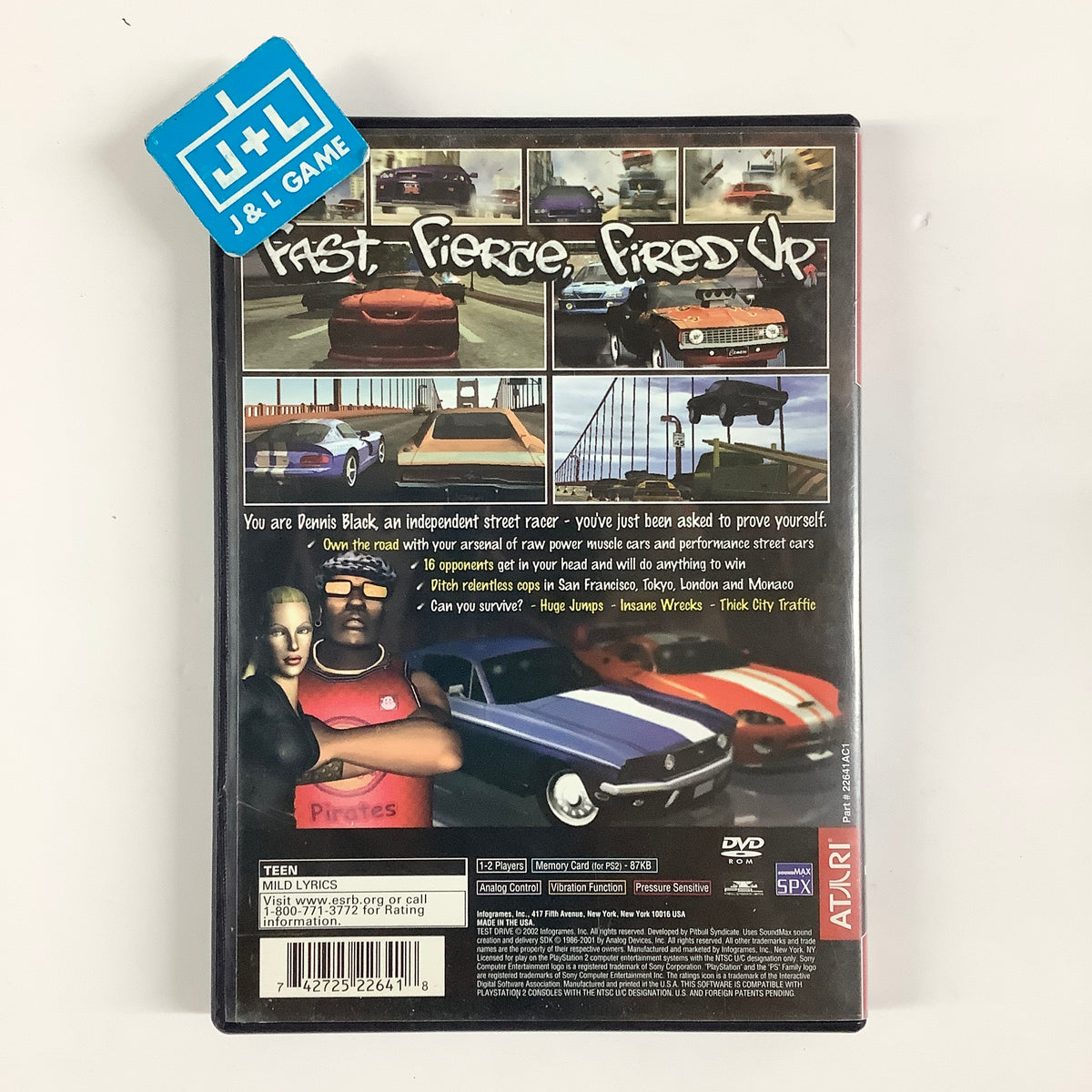Test Drive (Greatest Hits) - (PS2) PlayStation 2 [Pre-Owned] Video Games Atari SA