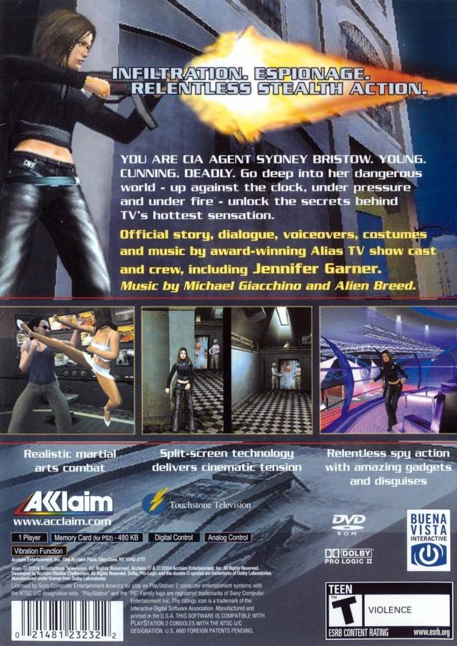 Alias - (PS2) PlayStation 2 [Pre-Owned] Video Games Acclaim