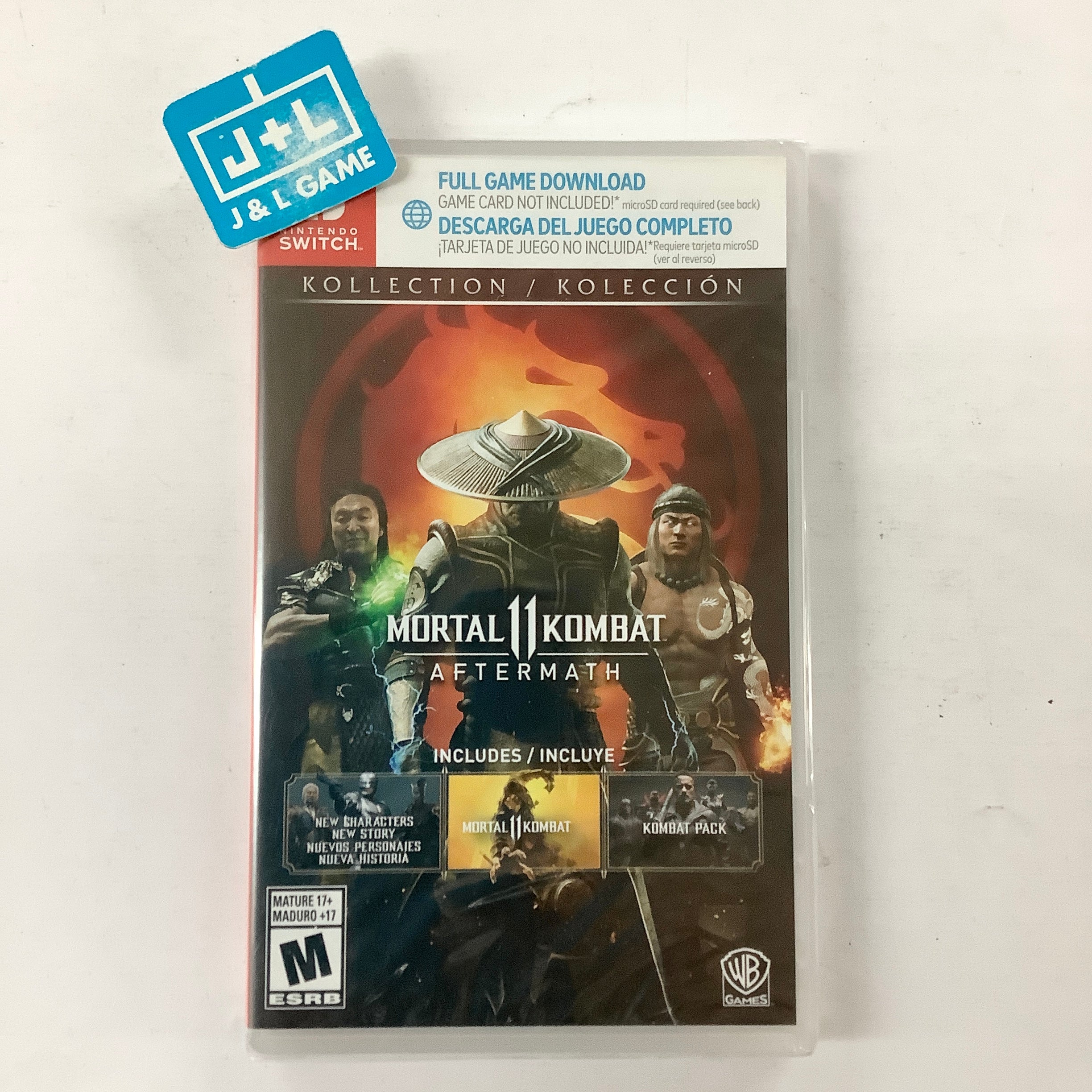 Mortal Kombat 11: Aftermath Kollection (No Game Card) - (NSW) Nintendo Switch Video Games Warner Bros. Interactive Entertainment   