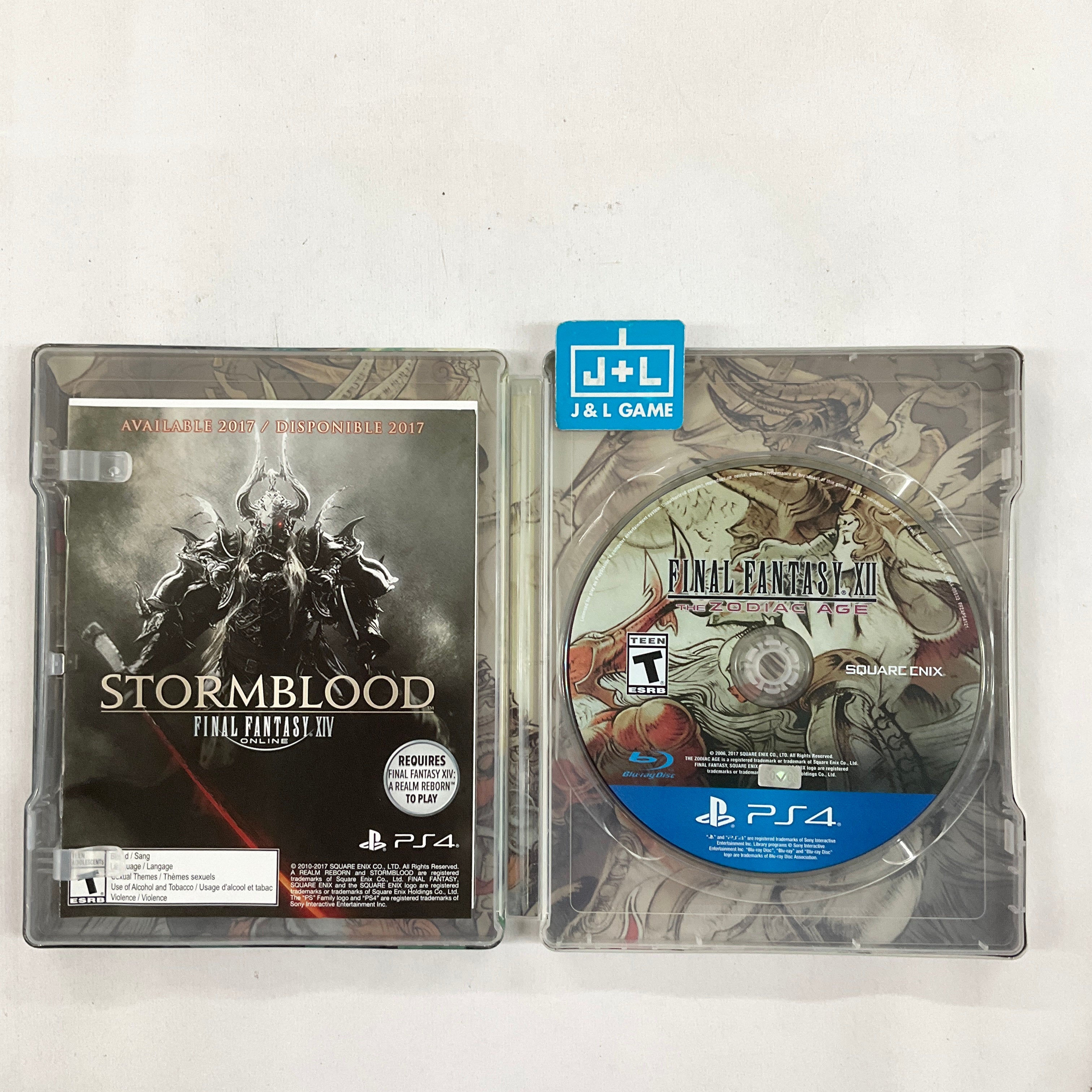 Final Fantasy XII: The Zodiac Age (Limited Steelbook Edition) - (PS4) PlayStation 4 [Pre-Owned] Video Games Square Enix