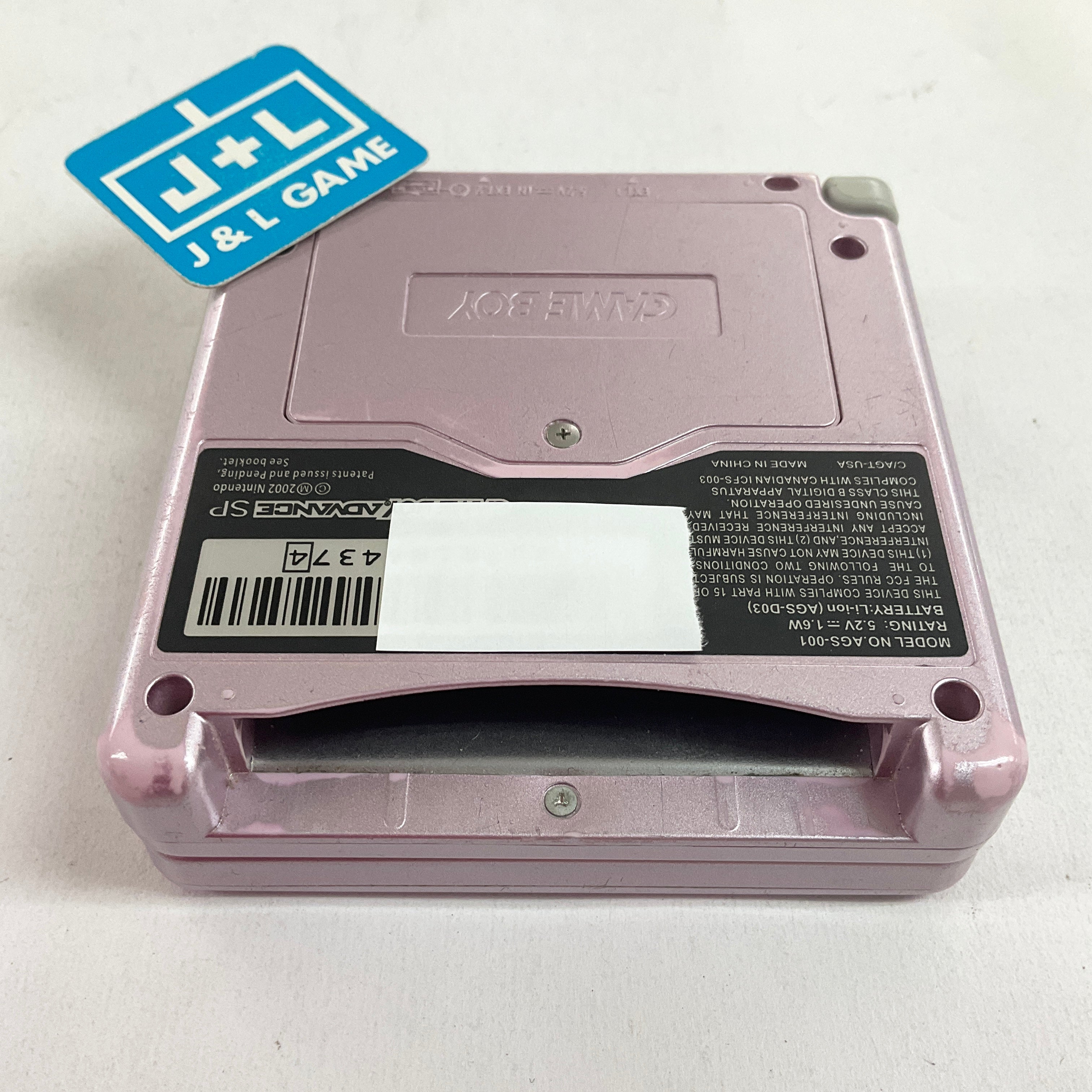 Nintendo Game Boy Advance SP Console AGS - 101 (Pearl Pink) - (GBA) Game Boy Advance SP [Pre-Owned] CONSOLE Nintendo