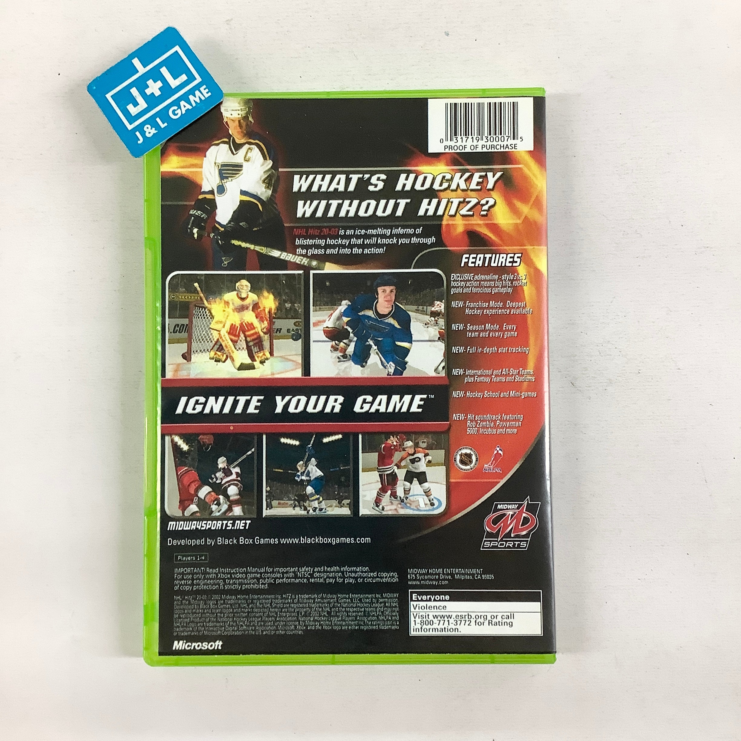 NHL Hitz 20-03 - (XB) Xbox [Pre-Owned] Video Games Midway
