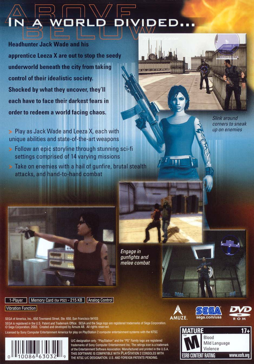 Headhunter: Redemption - (PS2) PlayStation 2 [Pre-Owned] Video Games SEGA   