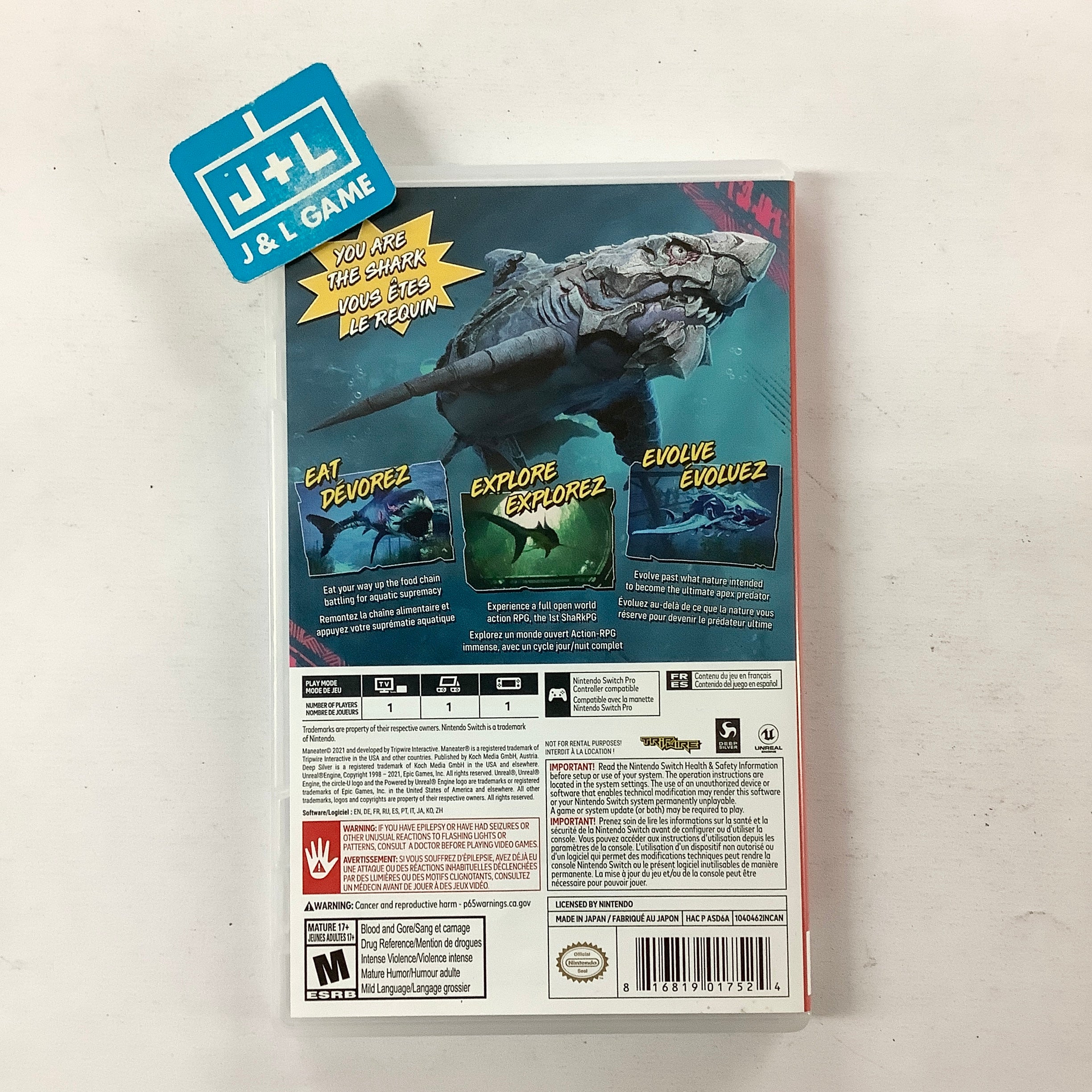 Maneater - (NSW) Nintendo Switch [Pre-Owned] Video Games Deep Silver   