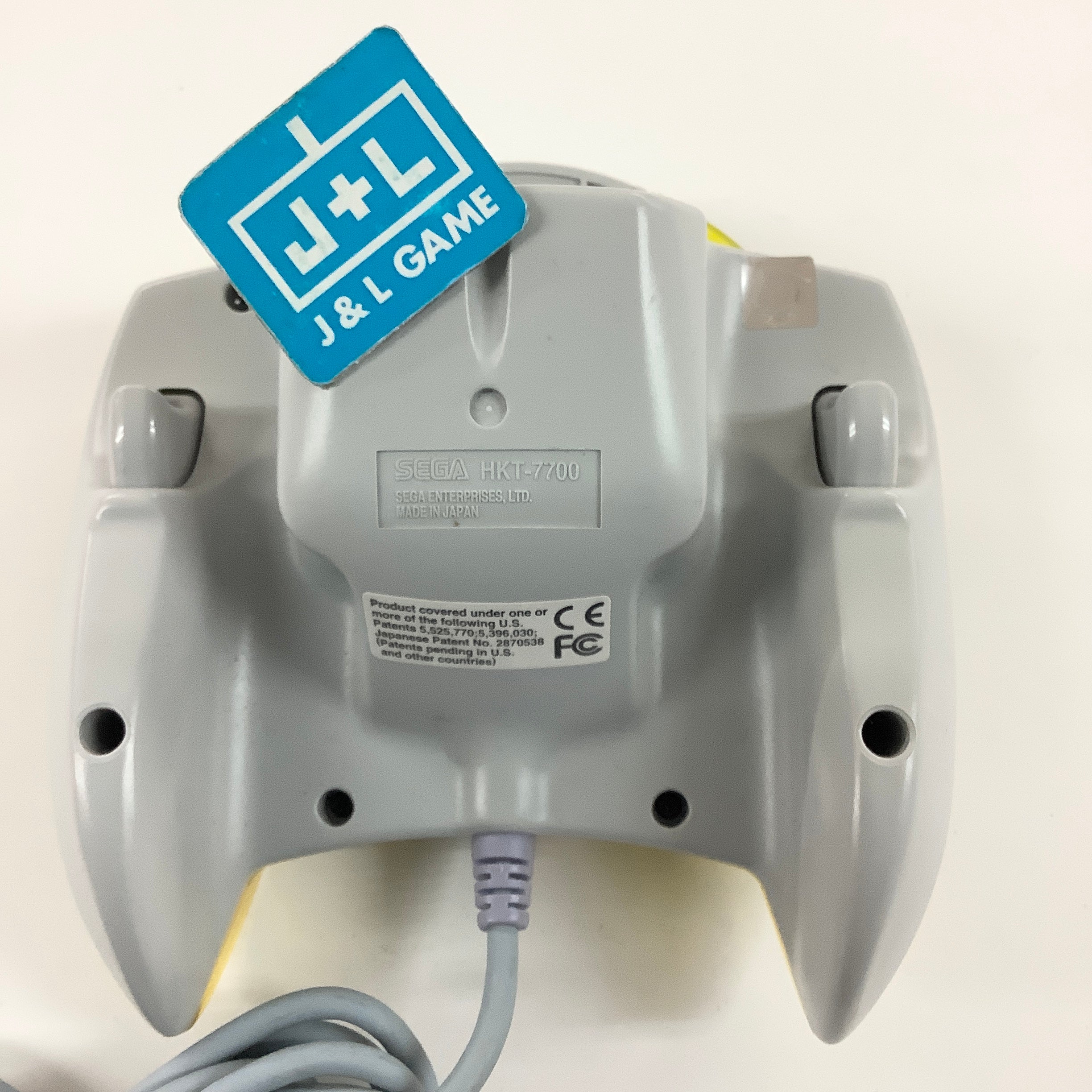 Sega Dreamcast Controller (Clear Yellow) - Sega Dreamcast [Pre-Owned] Accessories SEGA