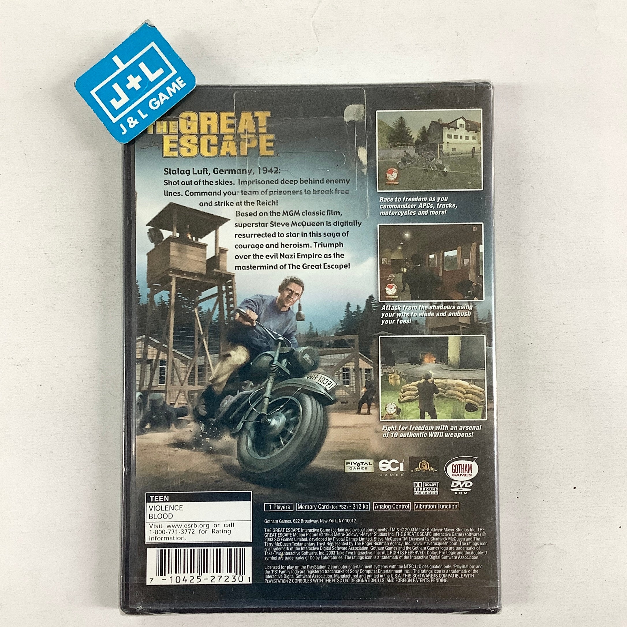 The Great Escape - (PS2) PlayStation 2 Video Games Gotham Games