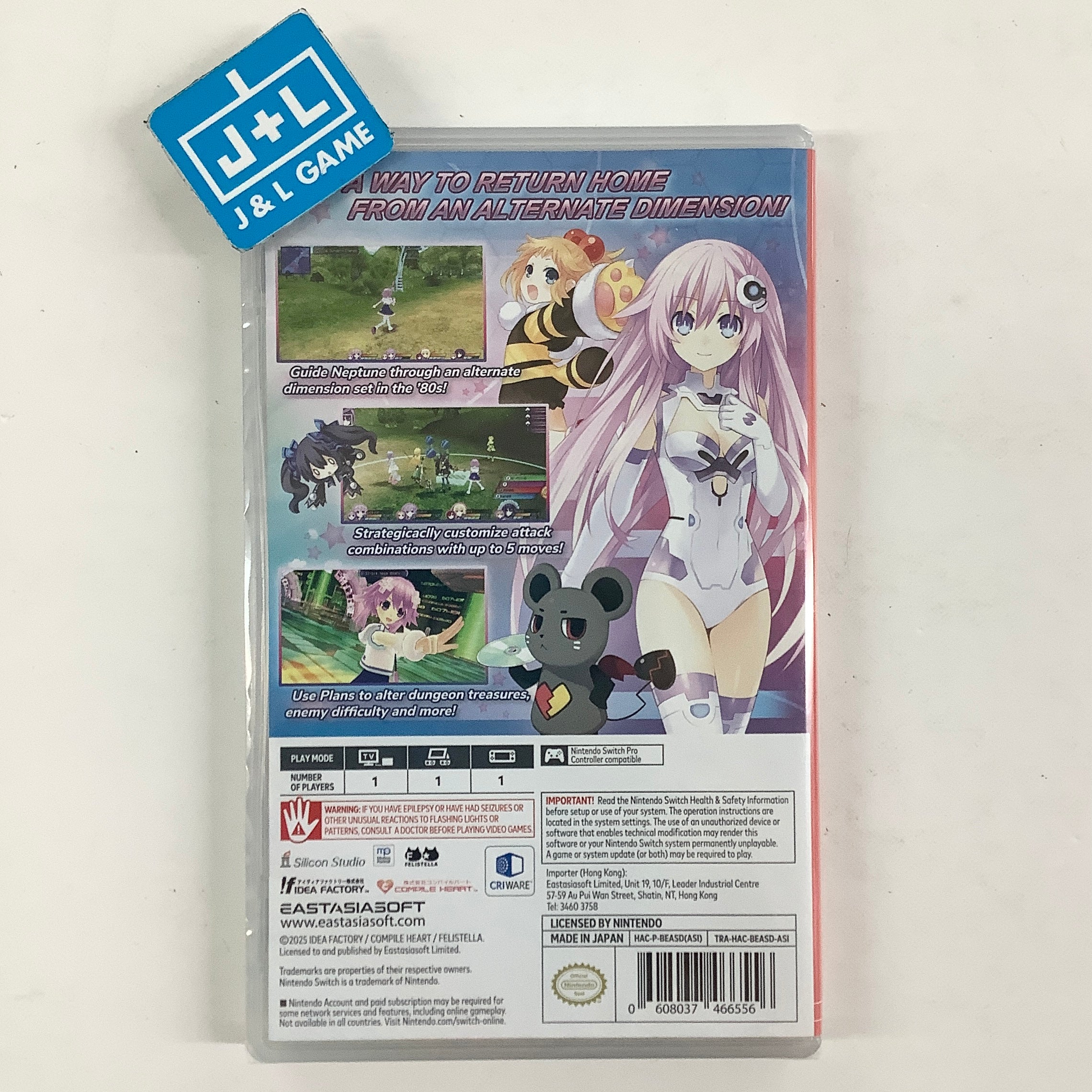 HyperDimension Neptunia Re;Birth 3 V Generation (English) - (NSW) Nintendo Switch (Asia Import) Video Games EastAsiaSoft