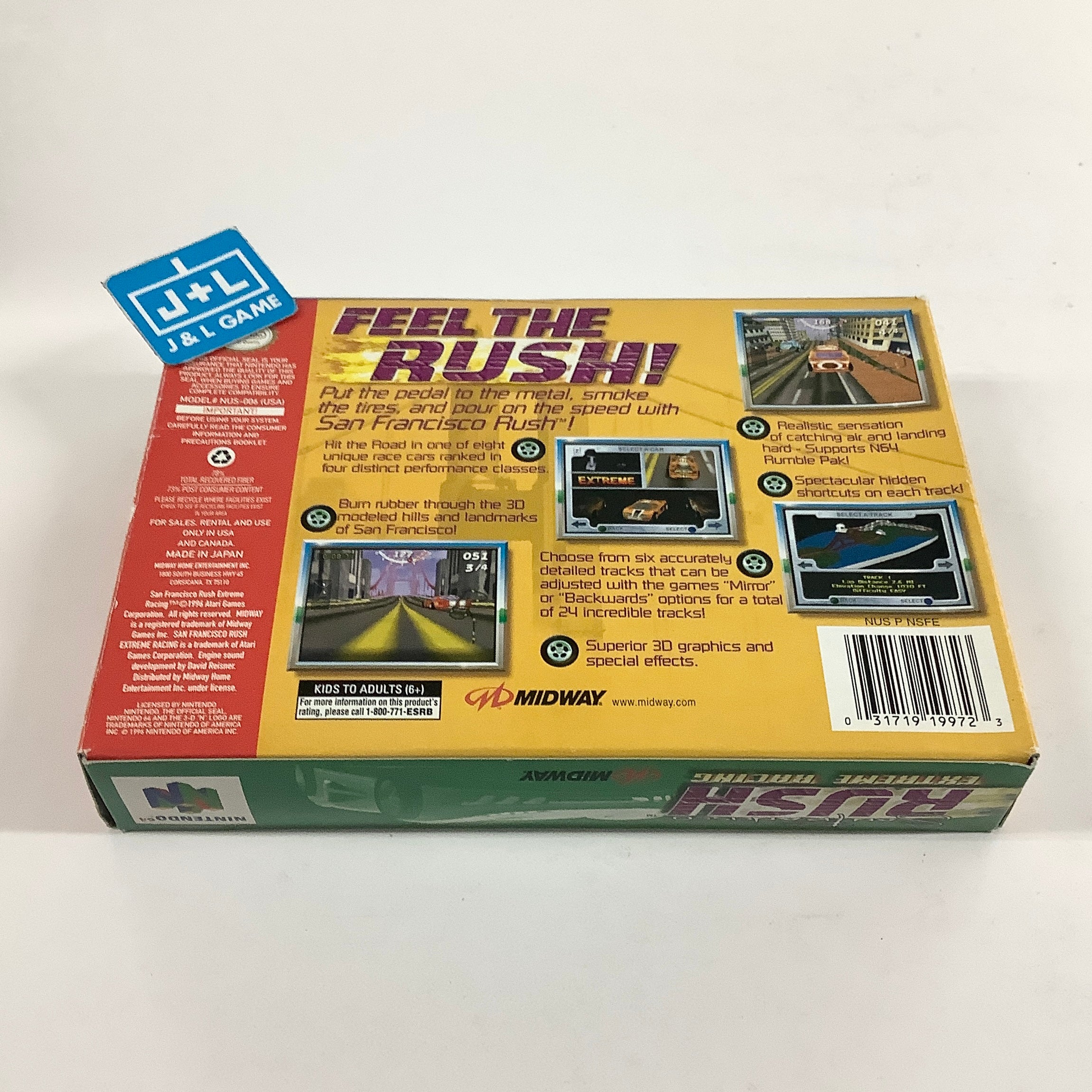 San Francisco Rush: Extreme Racing - (N64) Nintendo 64 [Pre-Owned] Video Games Midway