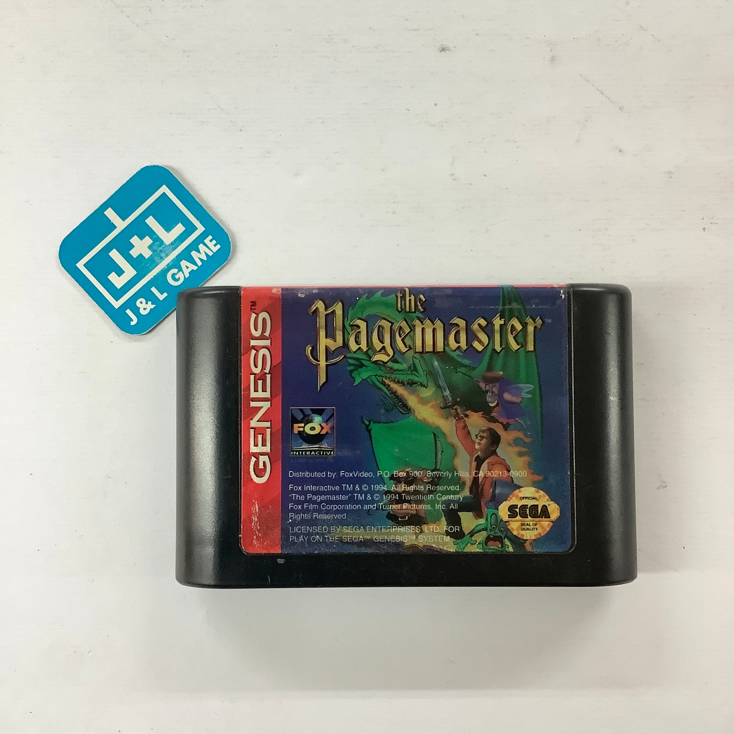 The Pagemaster - (SG) SEGA Genesis [Pre-Owned] Video Games Fox Interactive   