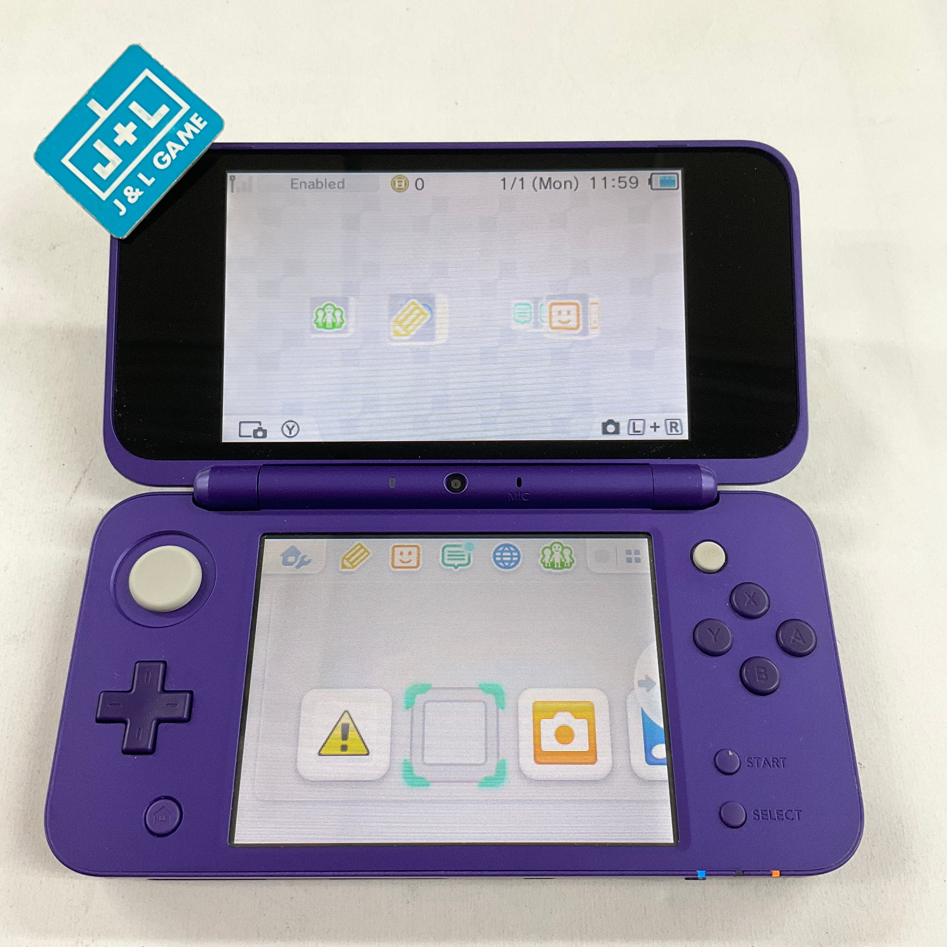 New Nintendo 2DS XL Console (Purple + Silver) - Nintendo 3DS [Pre