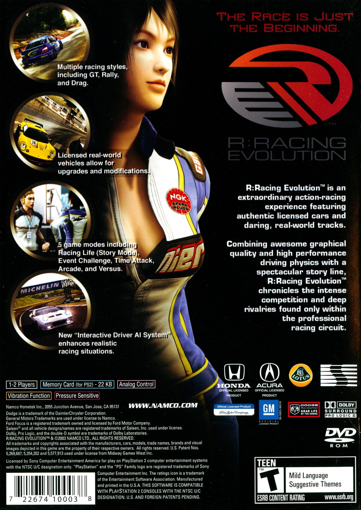 R: Racing Evolution - (PS2) PlayStation 2 [Pre-Owned]