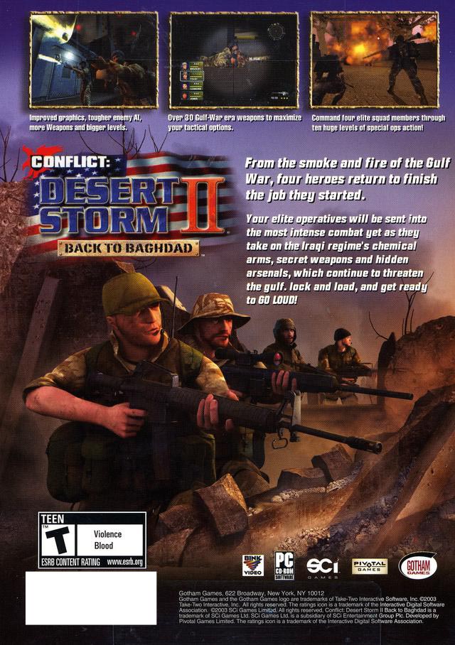 Conflict: Desert Storm II Back to Baghdad - (PS2) PlayStation 2 Video Games 2K