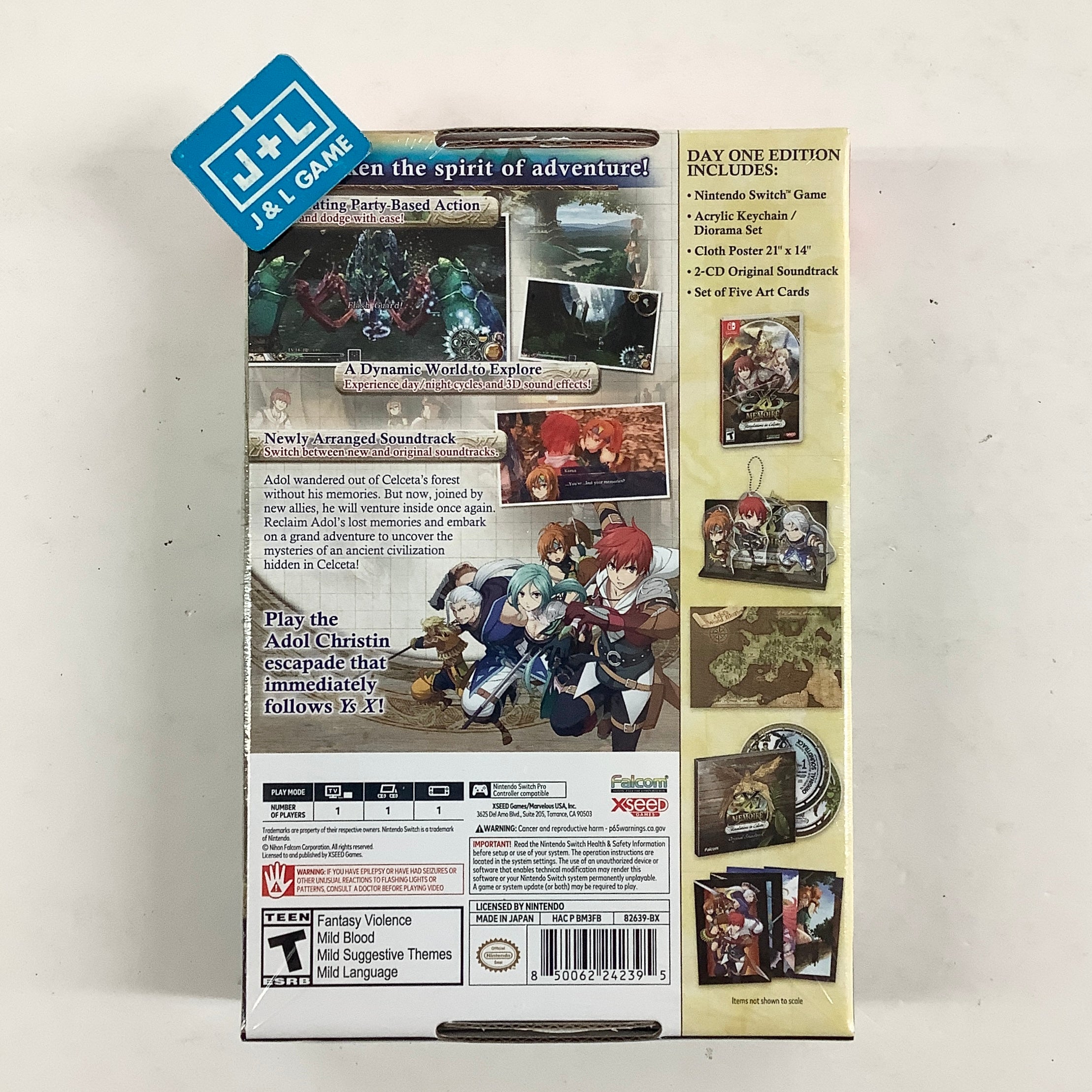 Ys Memoire: Revelations in Celceta (Day One Edition) - (NSW) Nintendo Switch Video Games XSEED Games