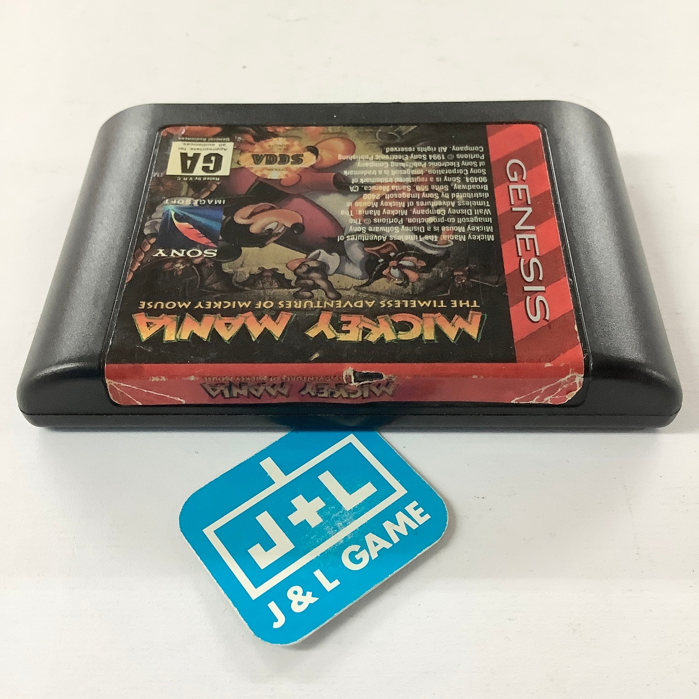 Mickey Mania: The Timeless Adventures of Mickey Mouse - (SG) SEGA Genesis [Pre-Owned] Video Games Sony Imagesoft   