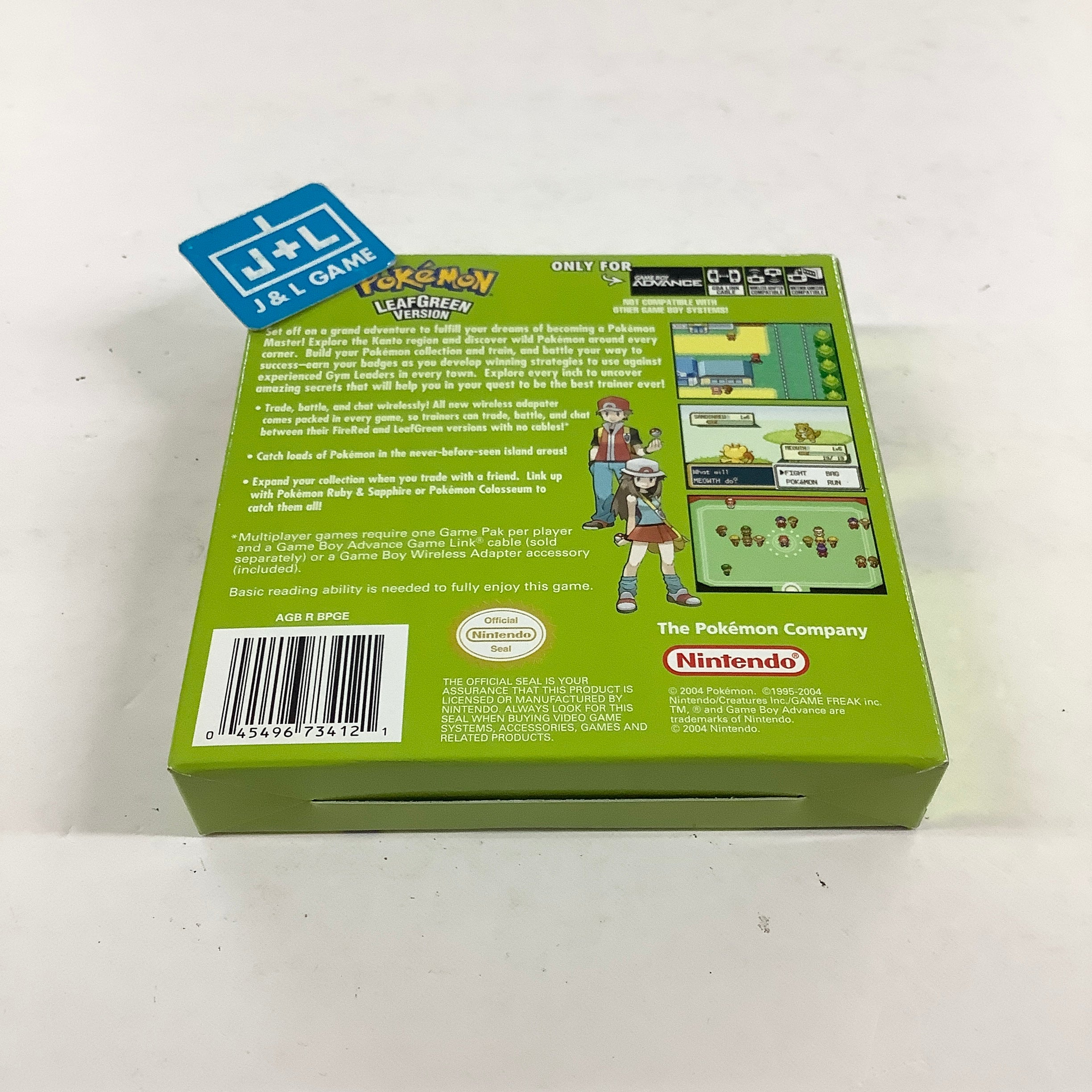 Pokemon LeafGreen Version - (GBA) Game Boy Advance [Pre-Owned] Video Games Nintendo