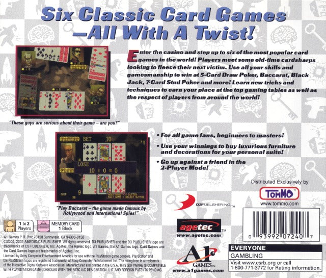Card Games - (PS1) PlayStation 1 [Pre-Owned] Video Games Agetec   