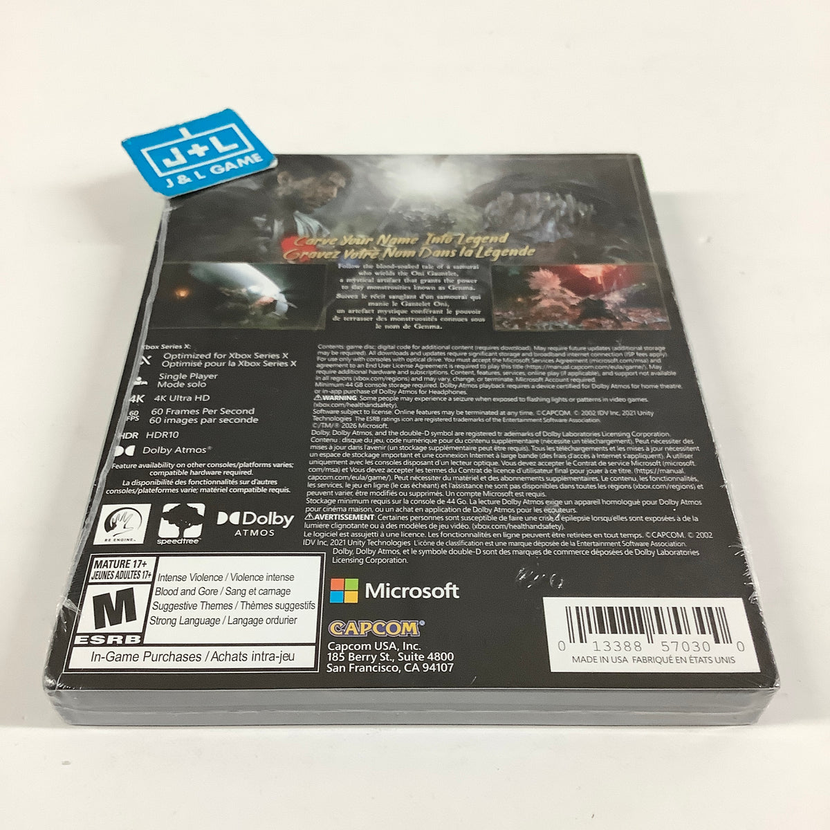 Onimusha: Way of the Sword (Steelbook Edition) - (XSX) Xbox Series X Video Games Capcom