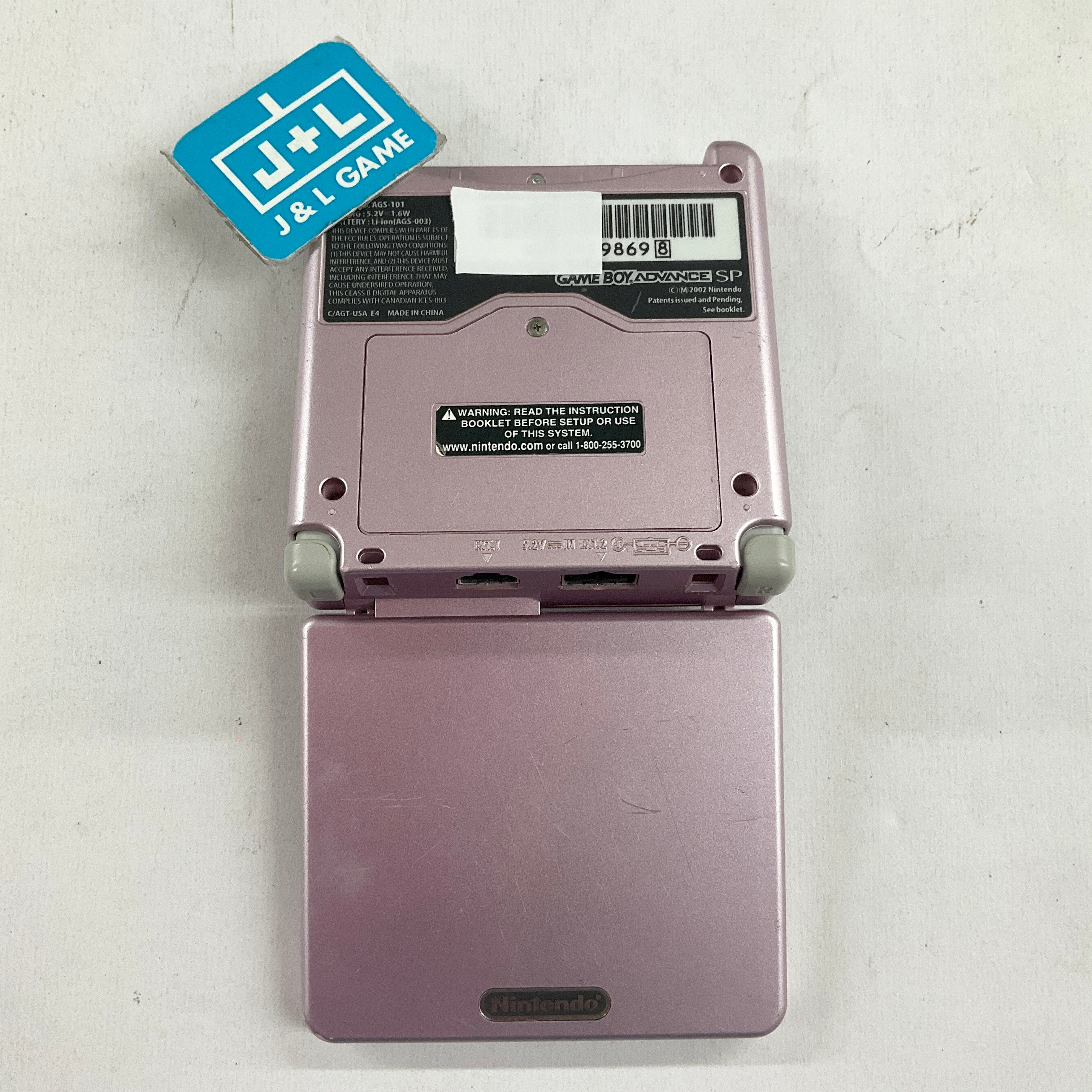 Nintendo Game Boy Advance SP Console AGS - 101 (Pearl Pink) - (GBA) Game Boy Advance SP [Pre-Owned] CONSOLE Nintendo
